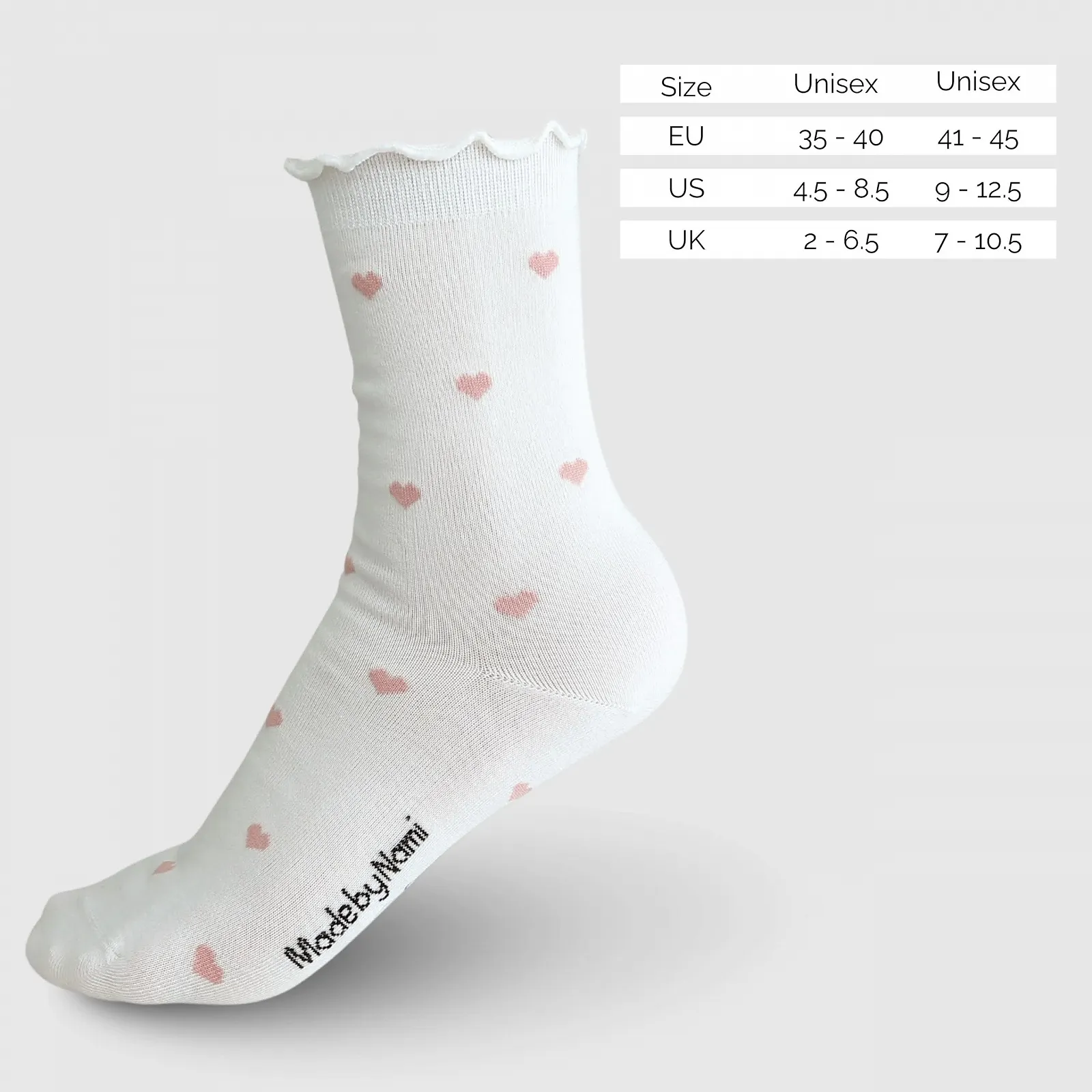 Шкарпетки тенісні Made by Nami 35-40, фото №6