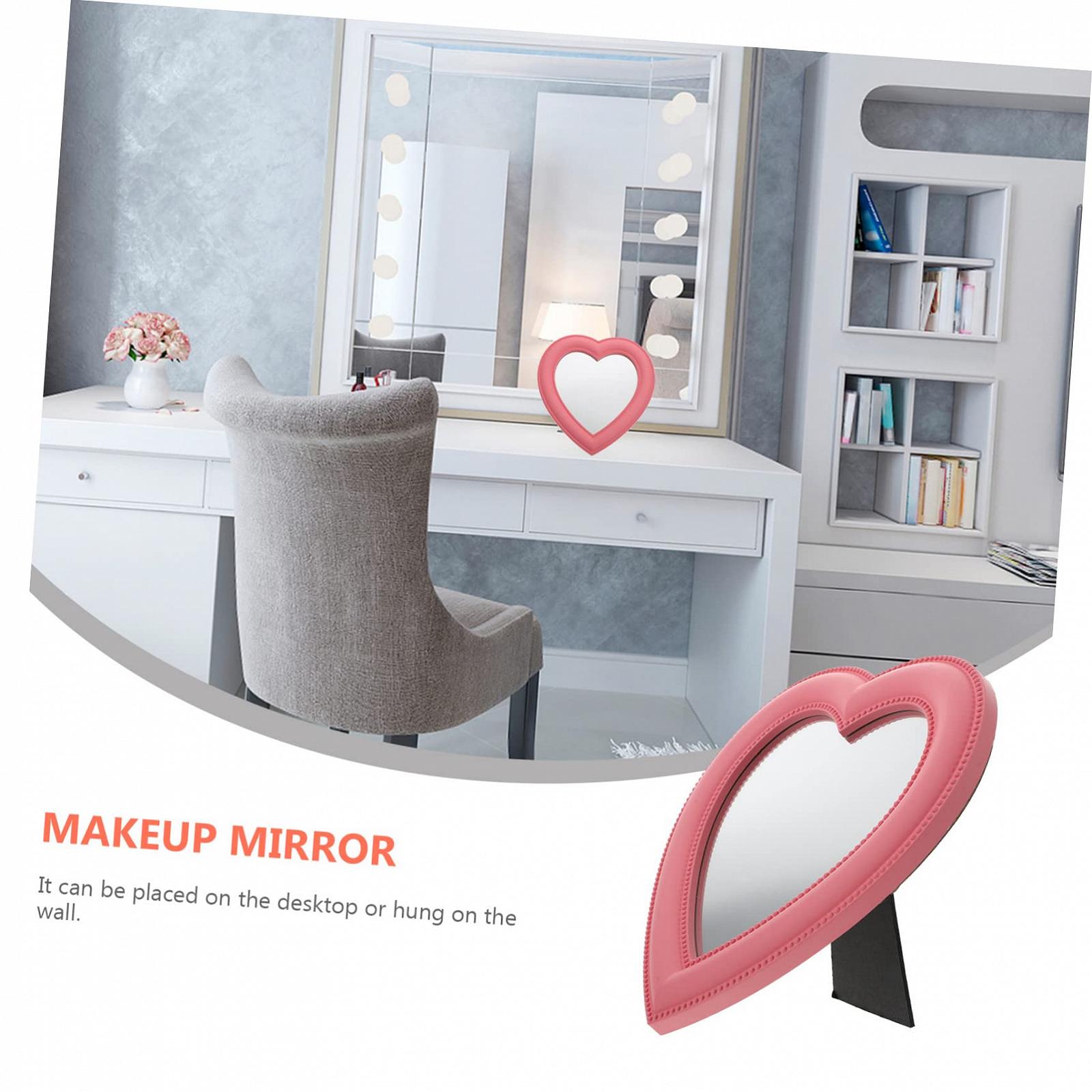 Дзеркало Angoily 6 STK у формі серця для макіяжу дівчат стільникове скло косметичне, фото №6 Дзеркало Angoily 6 STK у формі серця для макіяжу дівчат стільникове скло косметичне, фото №6