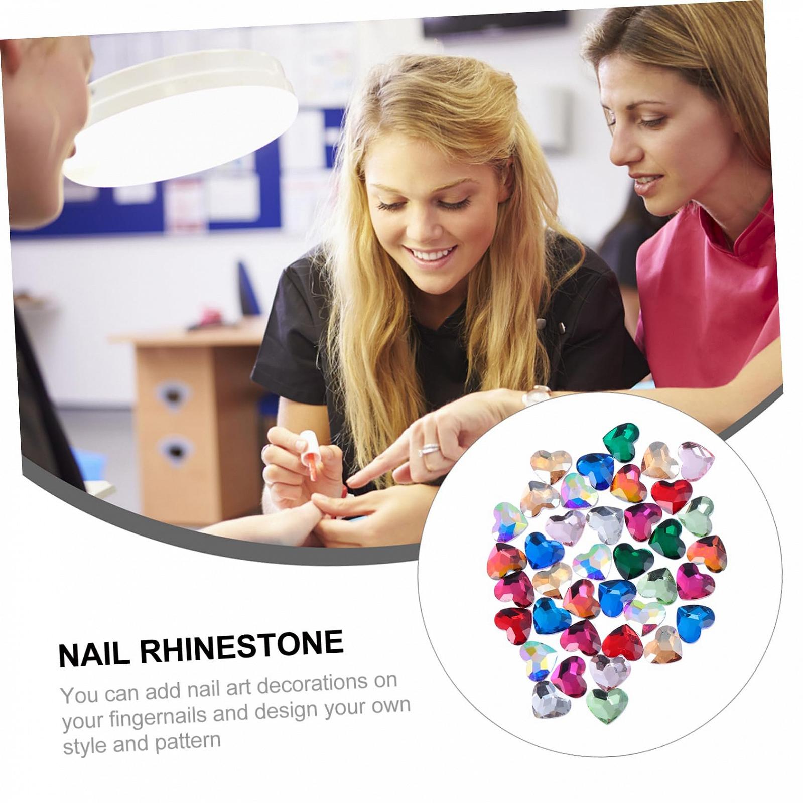 Наклейки для нігтів Прикраса Серце Healeved 50 шт., фото №8