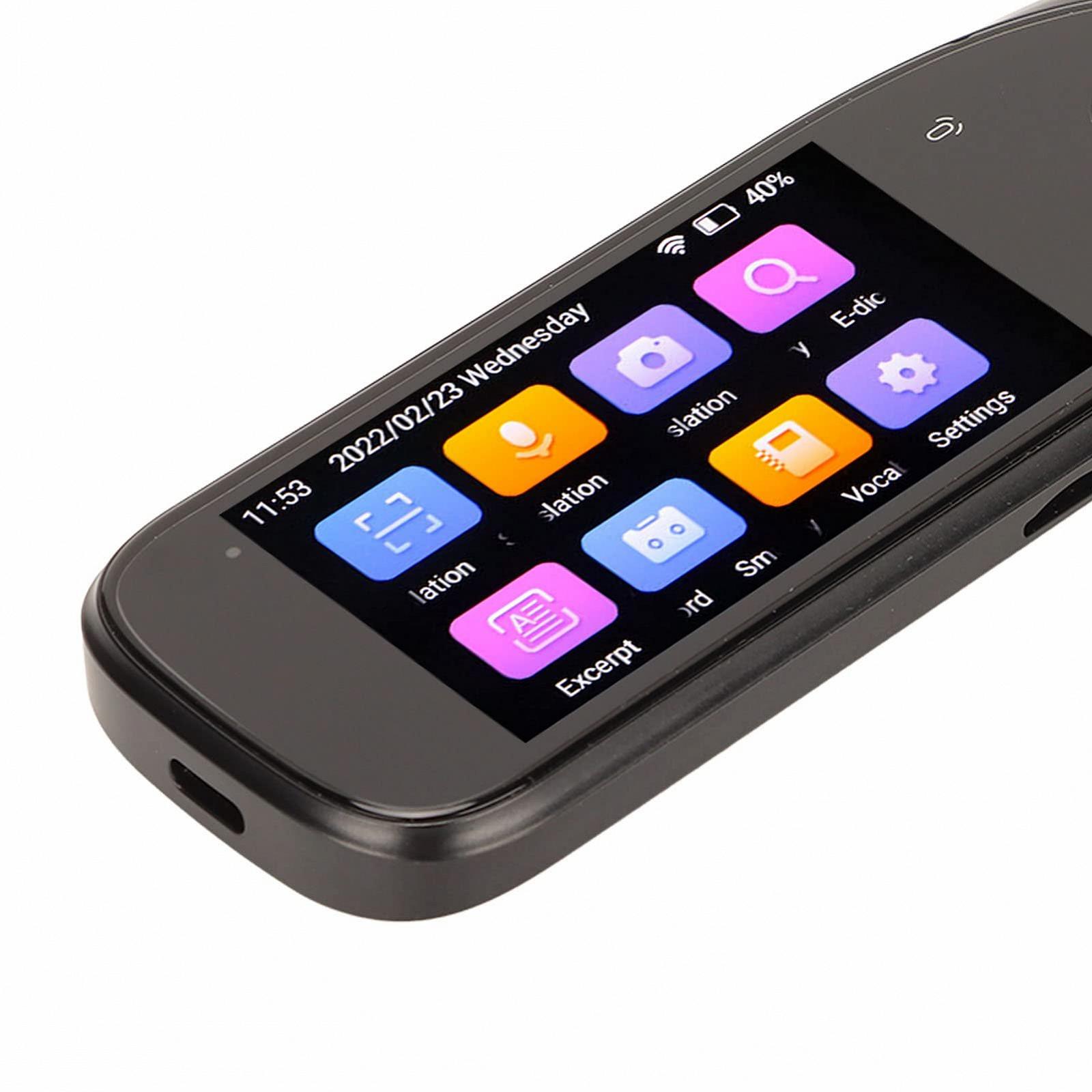 Портативна Ручка-Перекладач зі Сканером і 3-дюймовим Сенсорним Екраном для Вивчення 112 Іноземних Мов для Дітей, фото №6 Портативна Ручка-Перекладач зі Сканером і 3-дюймовим Сенсорним Екраном для Вивчення 112 Іноземних Мов для Дітей, фото №6