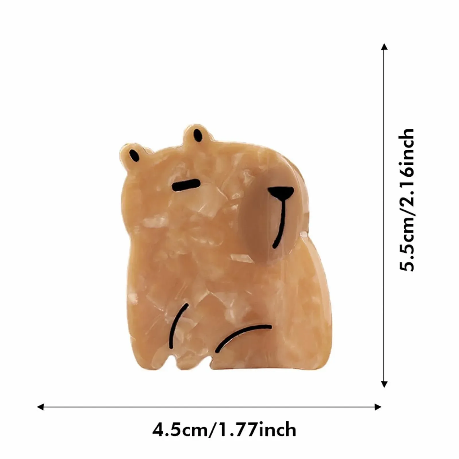 Заколка для волос Capybara - Clue Cute Animal для женщин и девочек. Модные аксессуары для волос Capybara для тонких волос. Модные заколки и когти для волос для учителей, L, фото №5 Заколка для волос Capybara - Clue Cute Animal для женщин и девочек. Модные аксессуары для волос Capybara для тонких волос. Модные заколки и когти для волос для учителей, L, фото №5