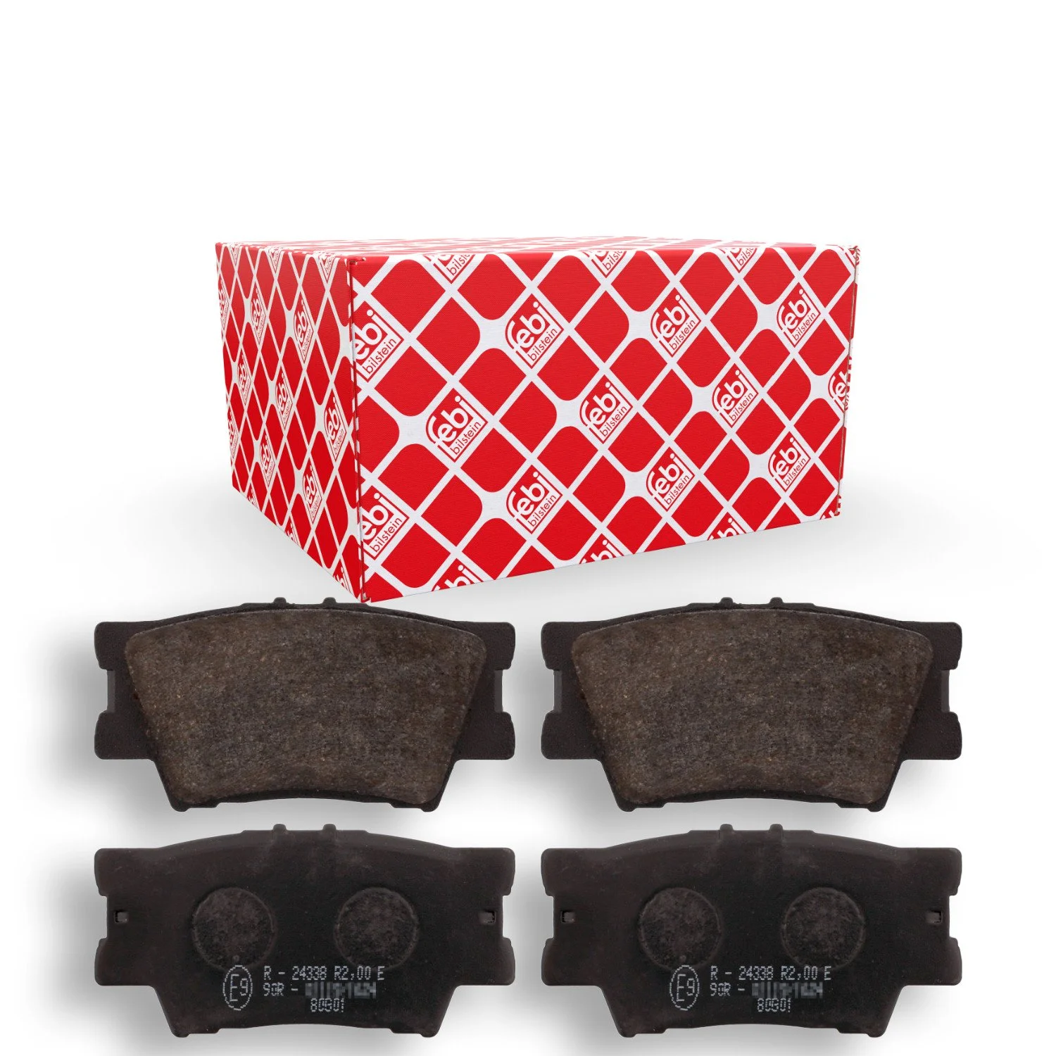 Комплект тормозных колодок, дисковый тормоз FEBI BILSTEIN 16651 для TOYOTA LEXUS задний мост, фото №1
