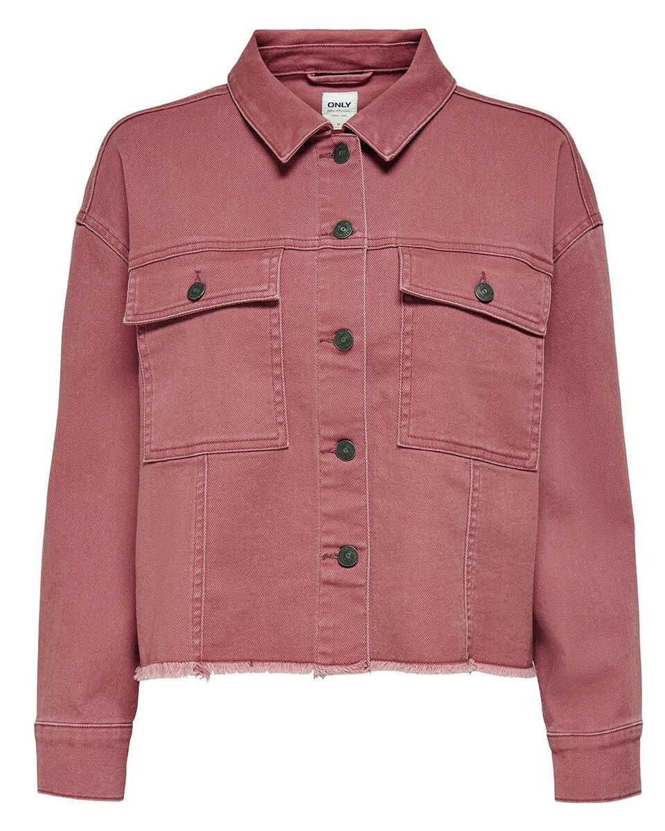 Куртка ONLY ONLCARRA LIFE L/S CROP JACKET PNT 15232484 Apple Butter Розовый XS, фото №1