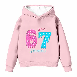 Худи для девочки с графическим принтом, длинные рукава, мягкий флис, спортивное худи для бега, подростки, взрослые, удобная посадка, размер 164 synthetic.ua - Фото 1