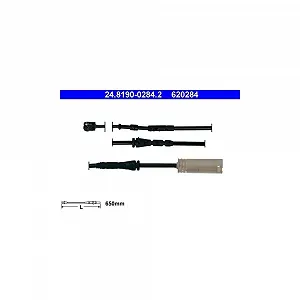 Датчик износа тормозных колодок ATE 24.8190-0284.2 BMW передний мост - Фото 1