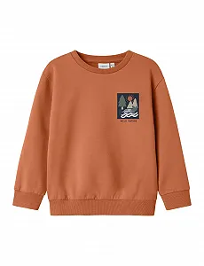 Толстовка NAME IT Nmmoran LS Nreg Sweat Bru Box - Фото 1