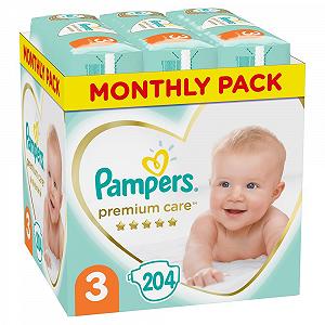 Подгузники Pampers Premium Care Размер 3, 6-10 кг, 204 шт (8001090379498) - Фото 1