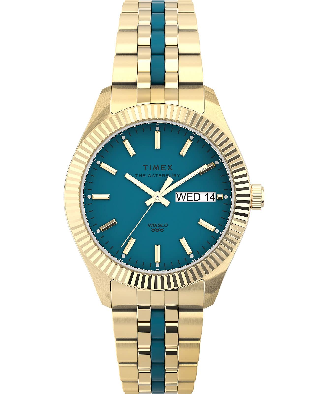 Женские часы Timex Waterbury с аналоговым циферблатом и стальным браслетом, фото №1