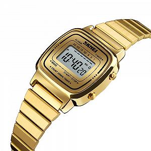 Годинник Skmei 1901SGD Gold Steel SALE synthetic.ua - Фото 1