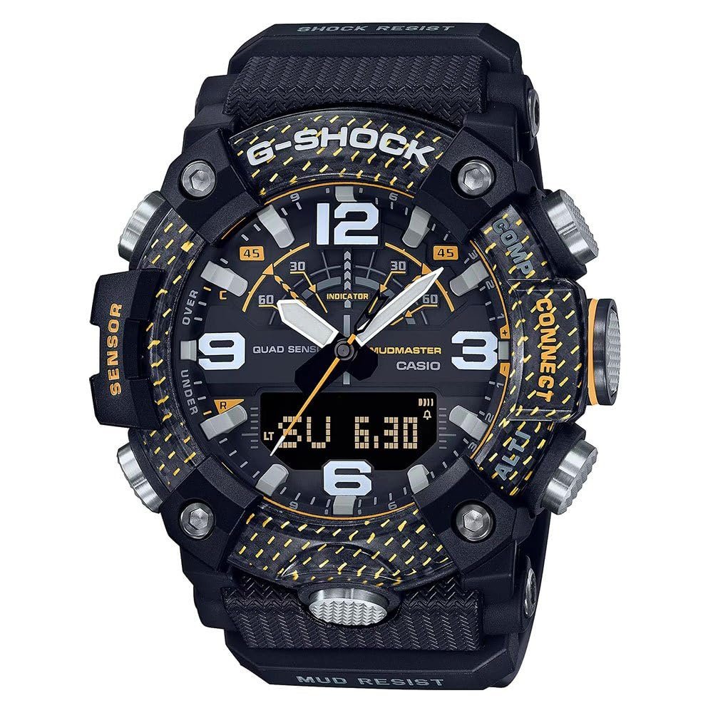 Годинник Casio GG-B100Y-1AER, чорний, 55 мм, Military, фото №1