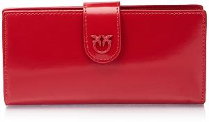 Гаманець Pinko Горизонтальний Шкіра з блискучим ефектом Рожевий - Фото 1