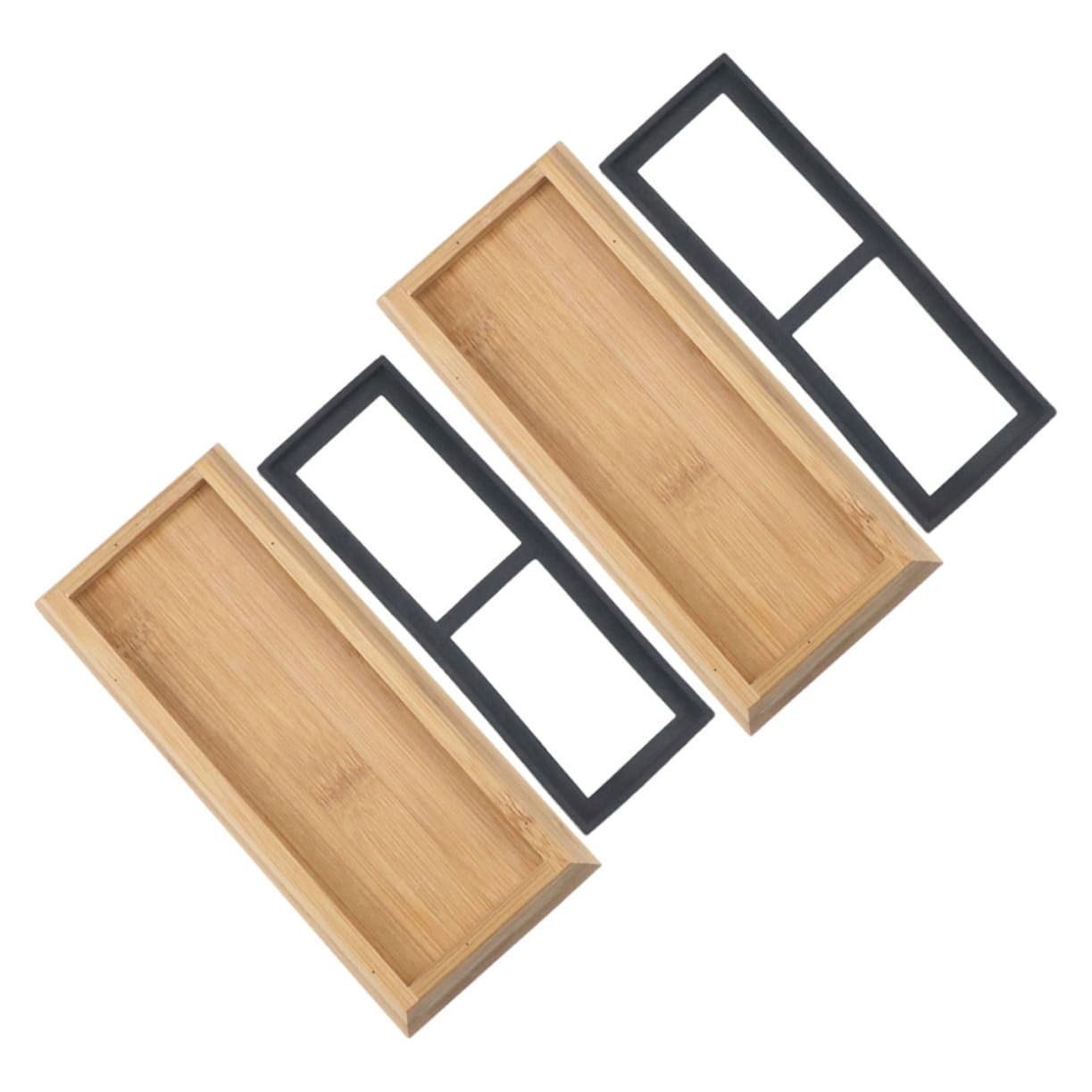 Держатель для точильного камня Ciieeo 2 набора, бамбук, для мокрых камней, устойчивый, фото №1