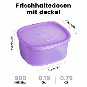 Контейнери для приготування страв Meal Prep Boxes 7 шт. Багаторазові Герметичні 900 ml synthetic.ua - Фото 1