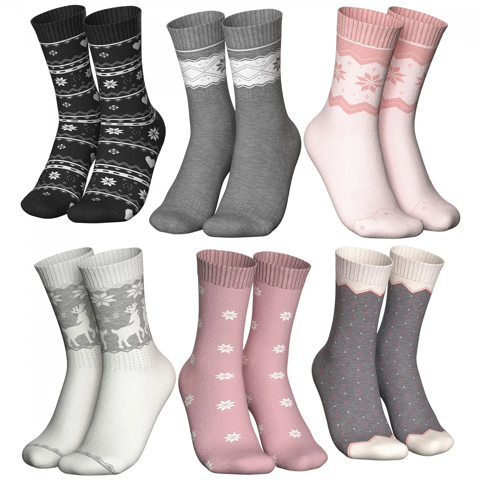 Жіночі Термошкарпетки (6 пар) Зимові, фото №1