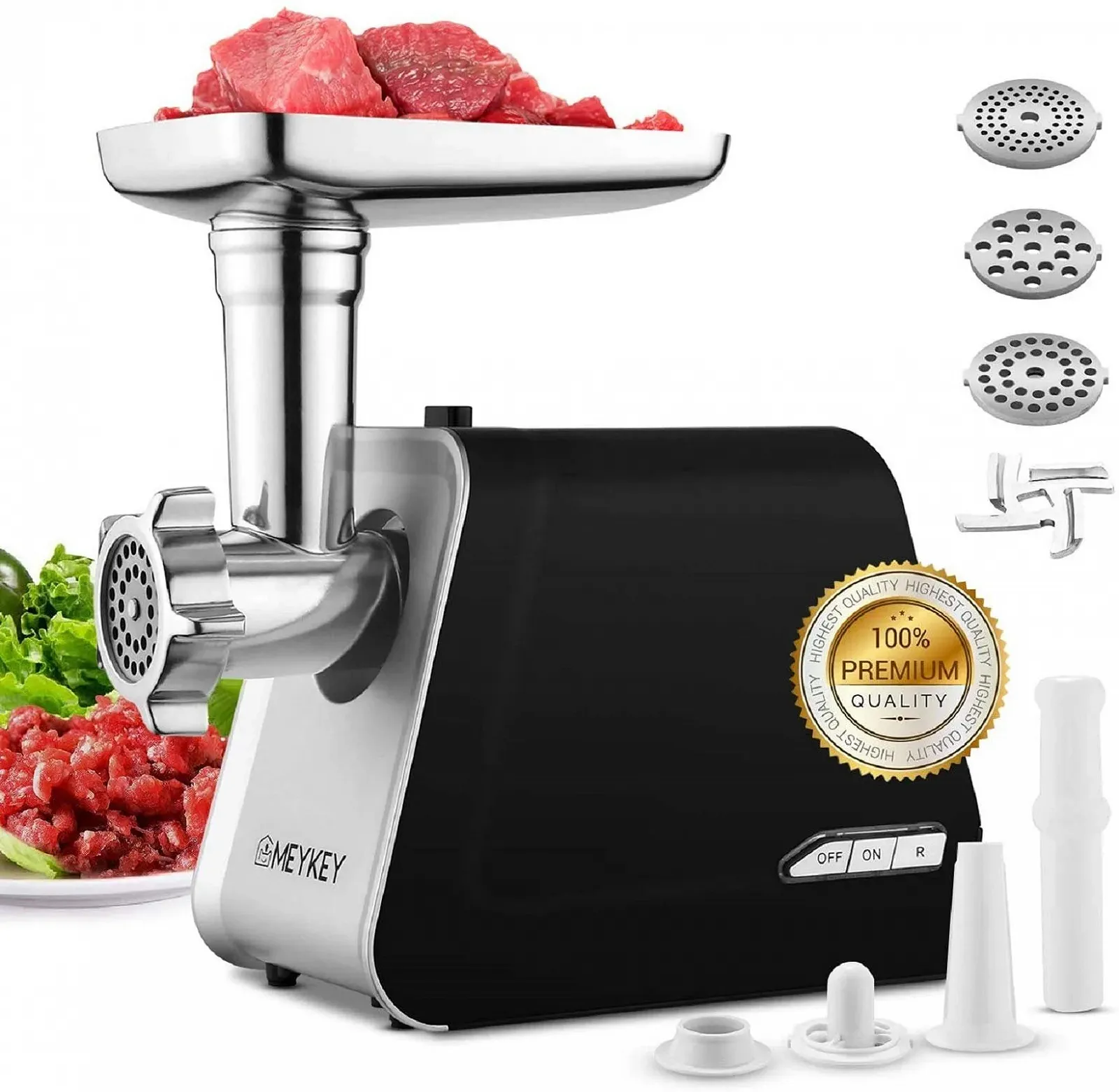 Электрическая мясорубка Stainless Steel 2000 W, фото №1 Электрическая мясорубка Stainless Steel 2000 W, фото №1