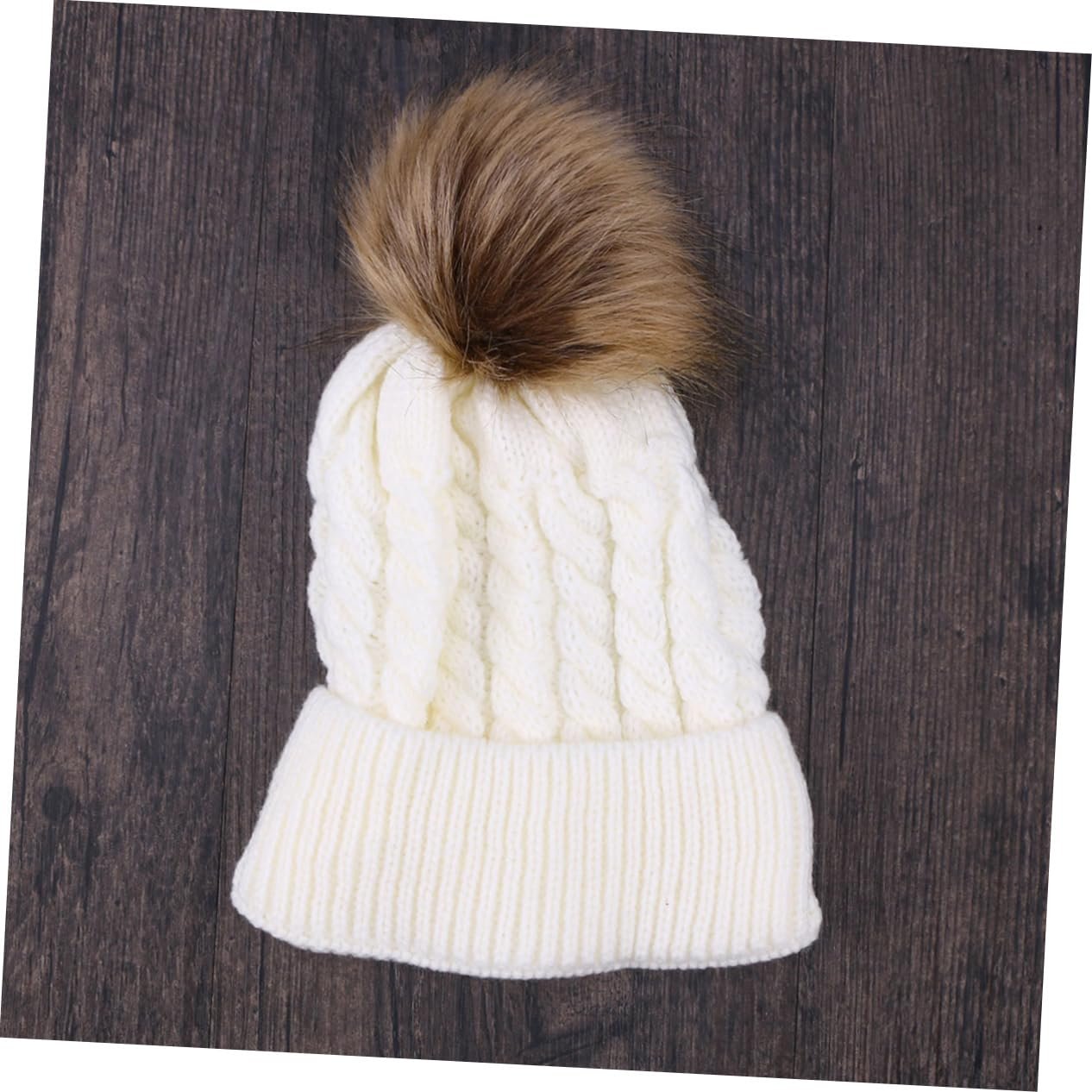 Вязаная шапка-ушанка Zqkimzi для детей, зимняя вязаная, фото №2 Вязаная шапка-ушанка Zqkimzi для детей, зимняя вязаная, фото №2
