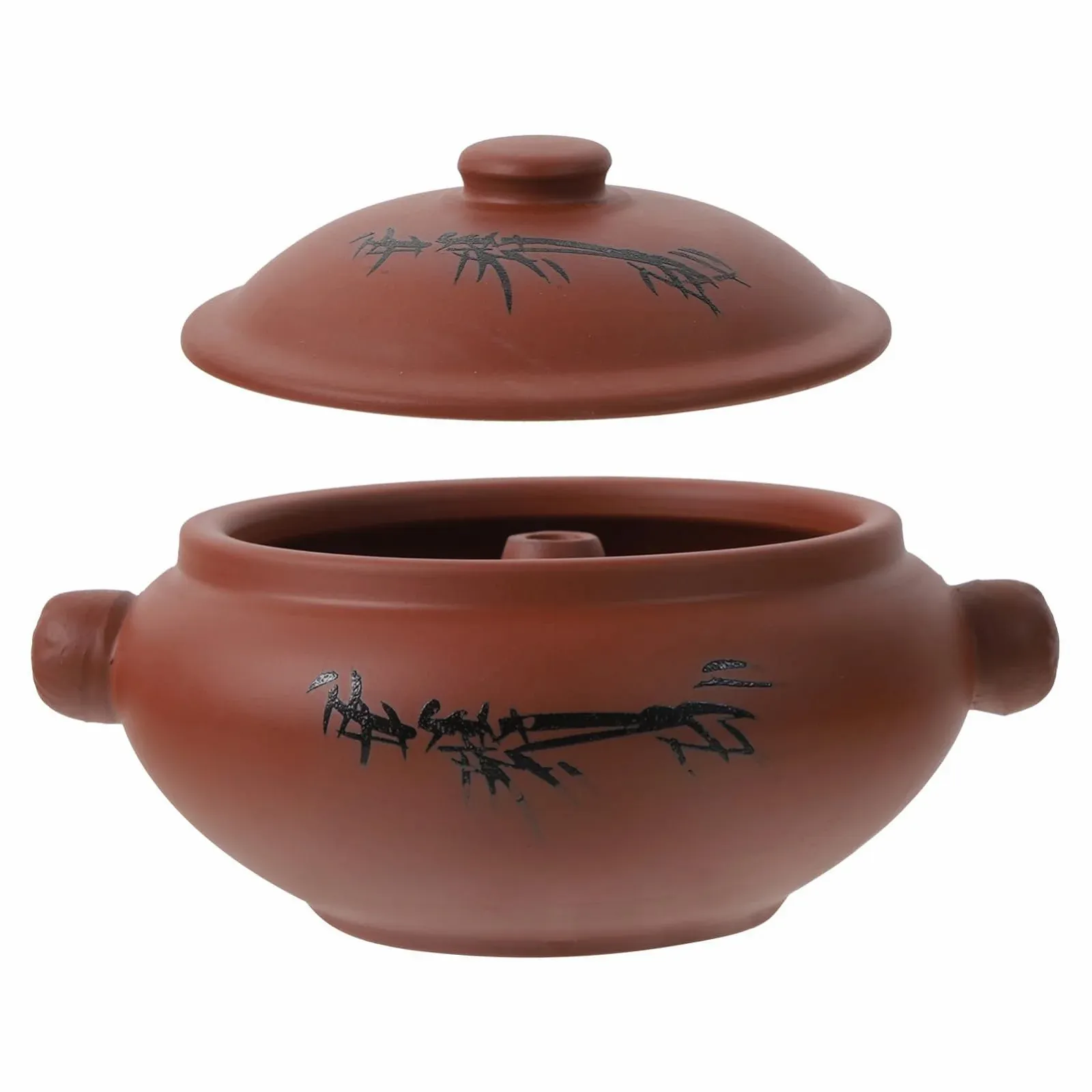 Керамическая кастрюля VALICLUD термостойкая для тушения и приготовления на пару для супа каши десертов, фото №1