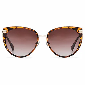 Поляризовані сонцезахисні окуляри ретро DUCO для жінок, вінтажні, захист UV400 DC1222 - Фото 1