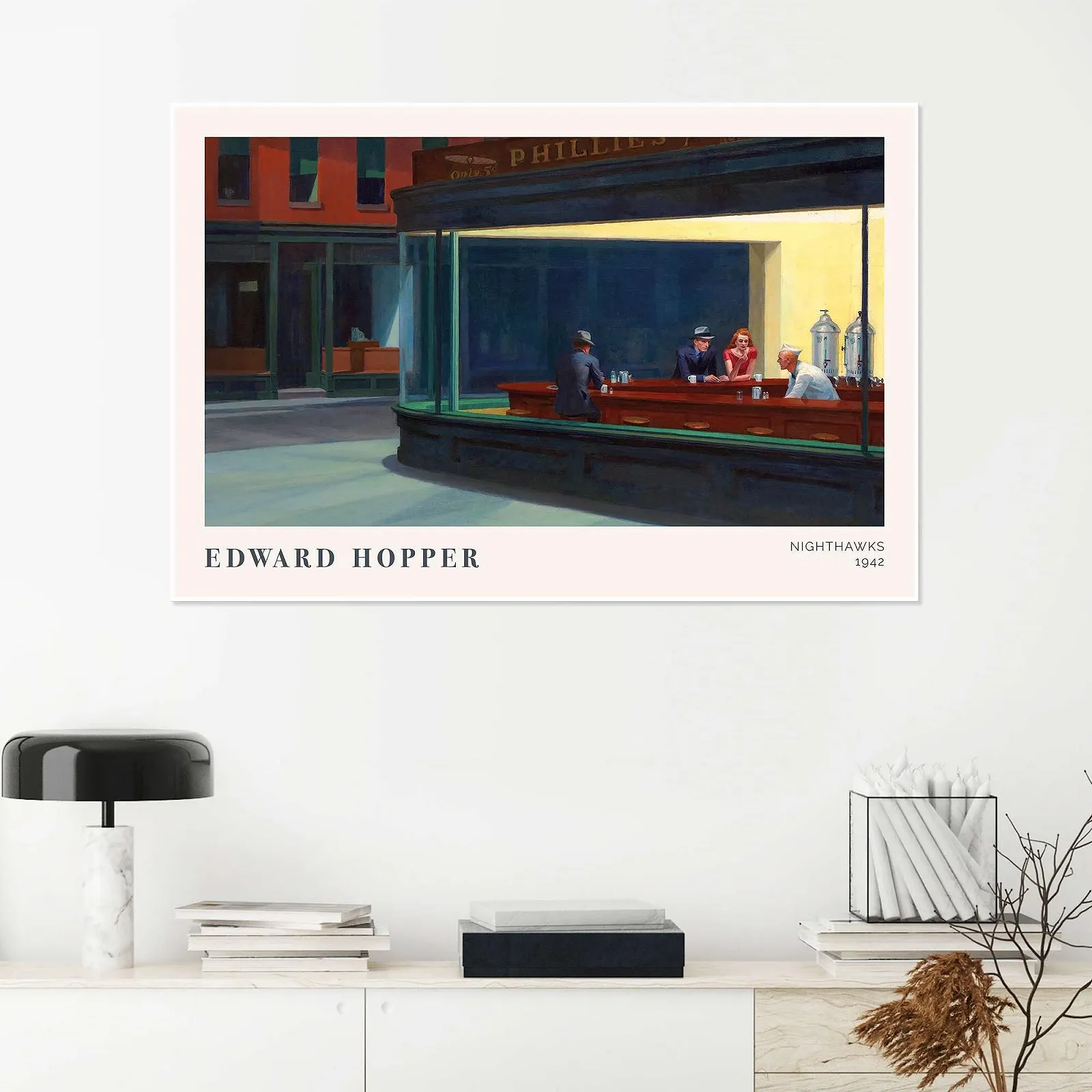 Постер Edward Hopper Night owl 1942 60 x 40 см, фото №6