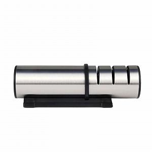 Точилка для ножів esmen 3-ступенева з нержавіючої сталі універсальна synthetic.ua - Фото 1