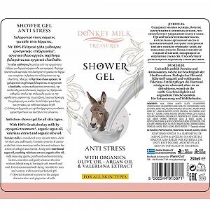 Гель для душу Donkey Milk Treasure Anti Stress 250 мл synthetic.ua - Фото 1