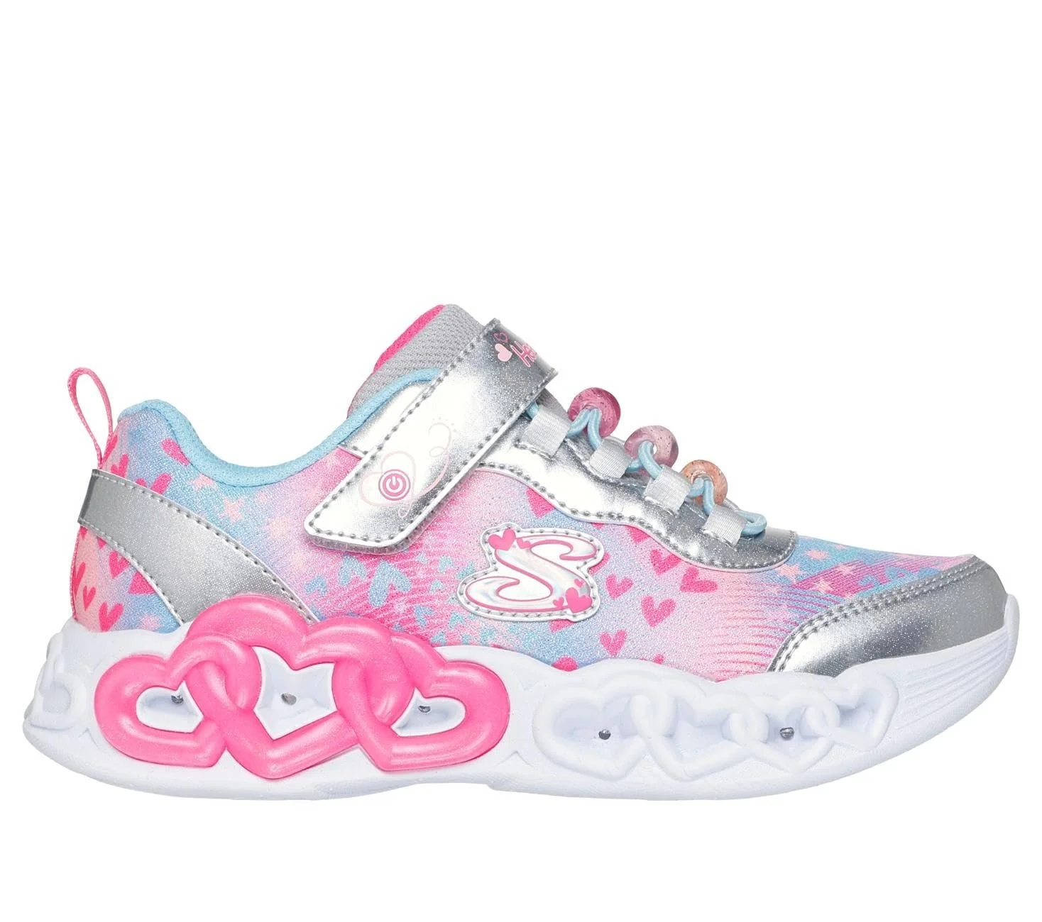 Кроссовки Skechers Infinite Lights Heart Jewels для девочек, фото №4