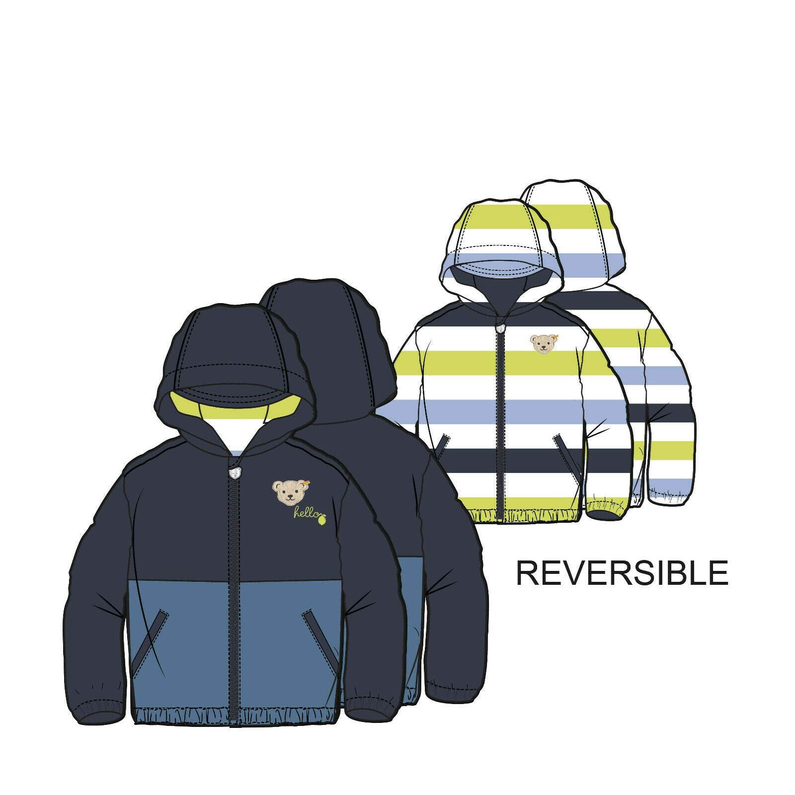 Двусторонняя куртка Steiff для мальчиков, фото №4 Двусторонняя куртка Steiff для мальчиков, фото №4