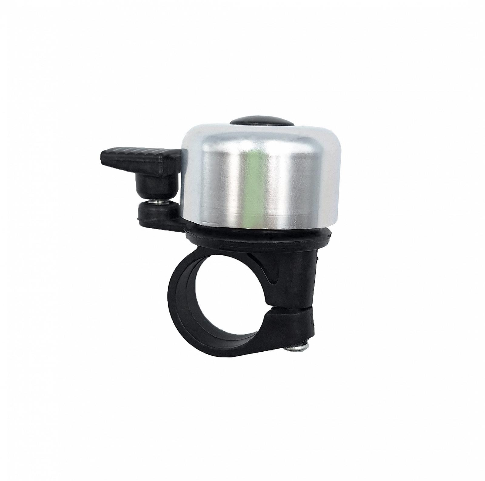 Велосипедный звонок механический A-Bike серебристый (G0000144), фото №2 Велосипедный звонок механический A-Bike серебристый (G0000144), фото №2