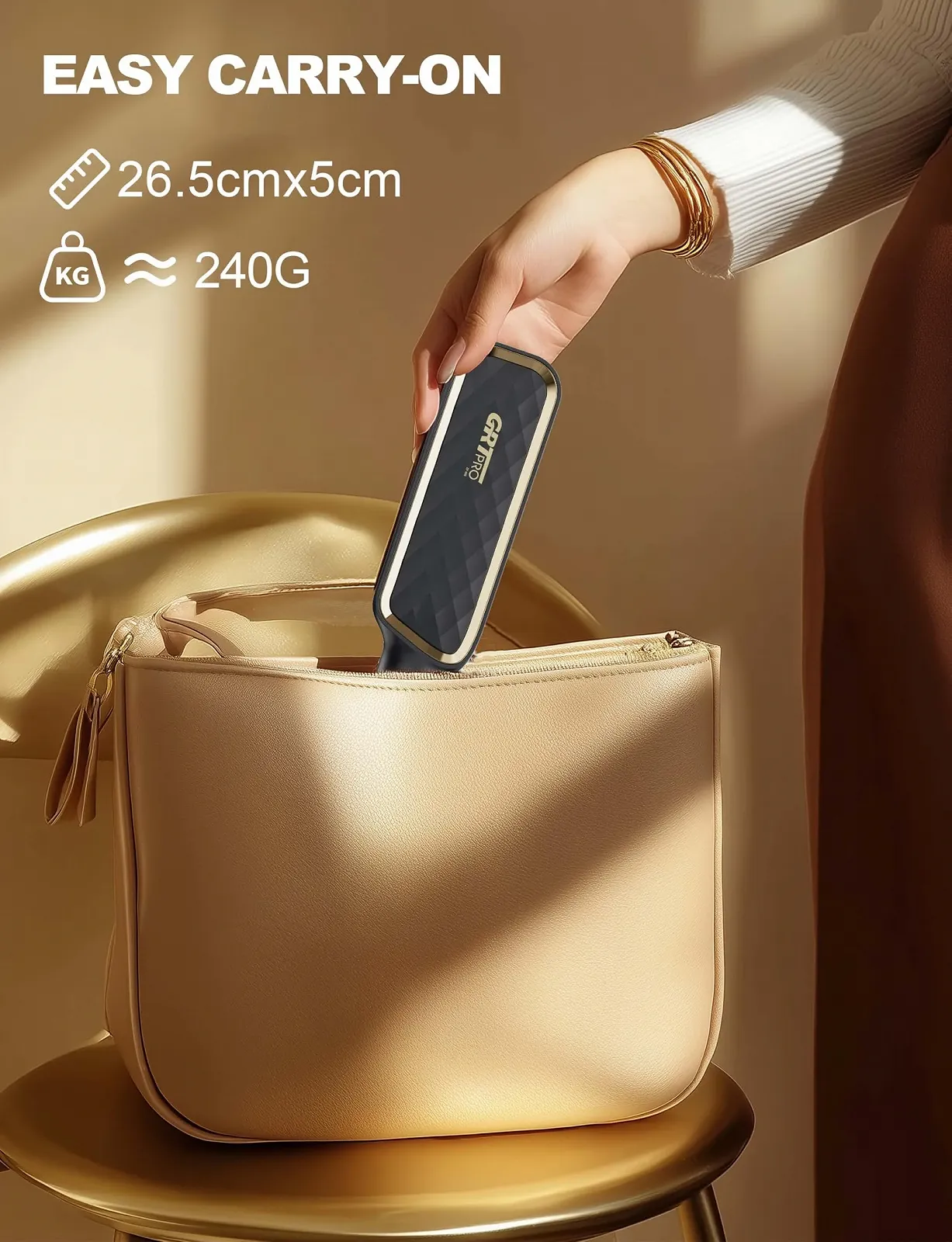 Щетка-выпрямитель для волос PTC Ceramic 30 температурных режимов (80°C ~ 230°C) LED-дисплей, фото №6 Щетка-выпрямитель для волос PTC Ceramic 30 температурных режимов (80°C ~ 230°C) LED-дисплей, фото №6