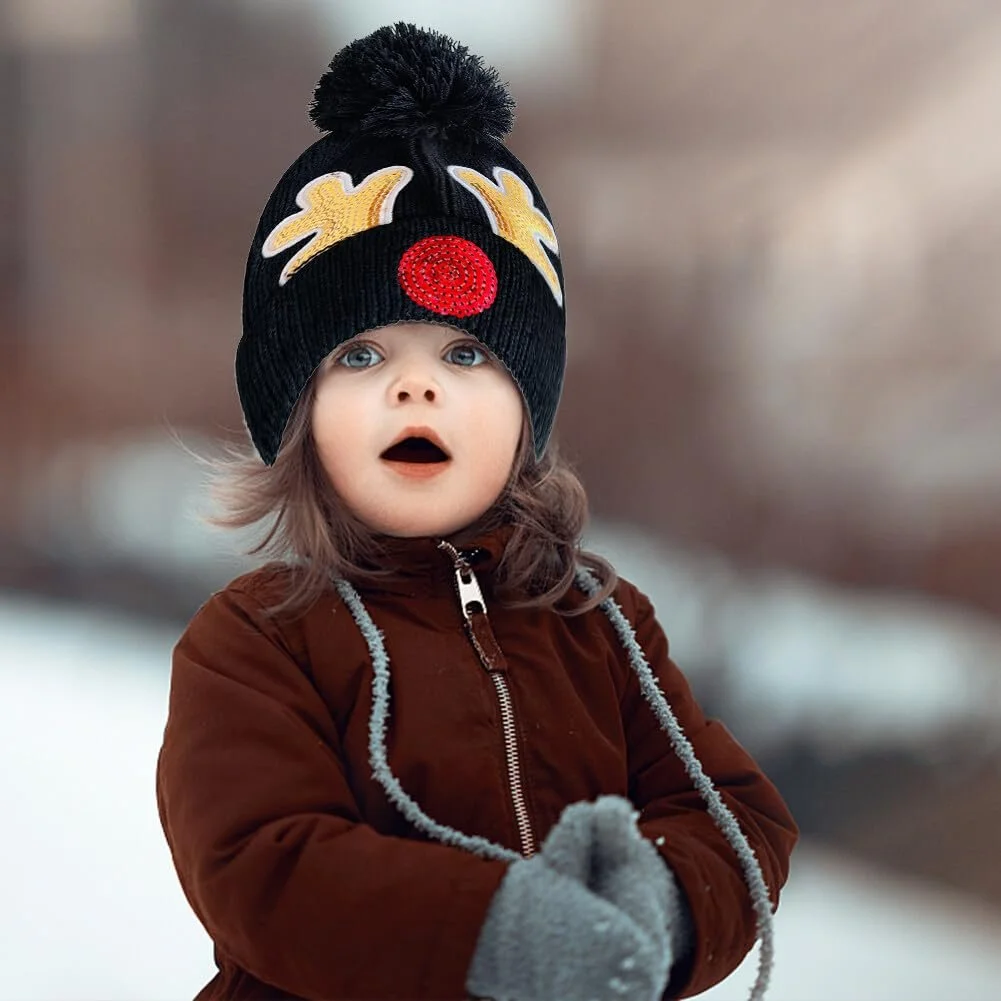 Дитяча В'язана Шапка Зимова Тепла, фото №4 Дитяча В'язана Шапка Зимова Тепла, фото №4