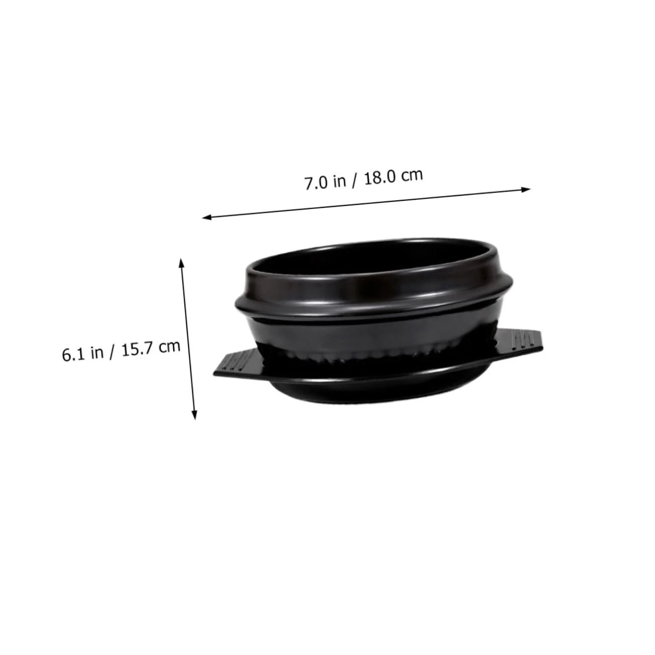 Керамический горшок для бибимбапа VALICLUD с подставкой равномерное распределение тепла энергосберегающий, фото №6