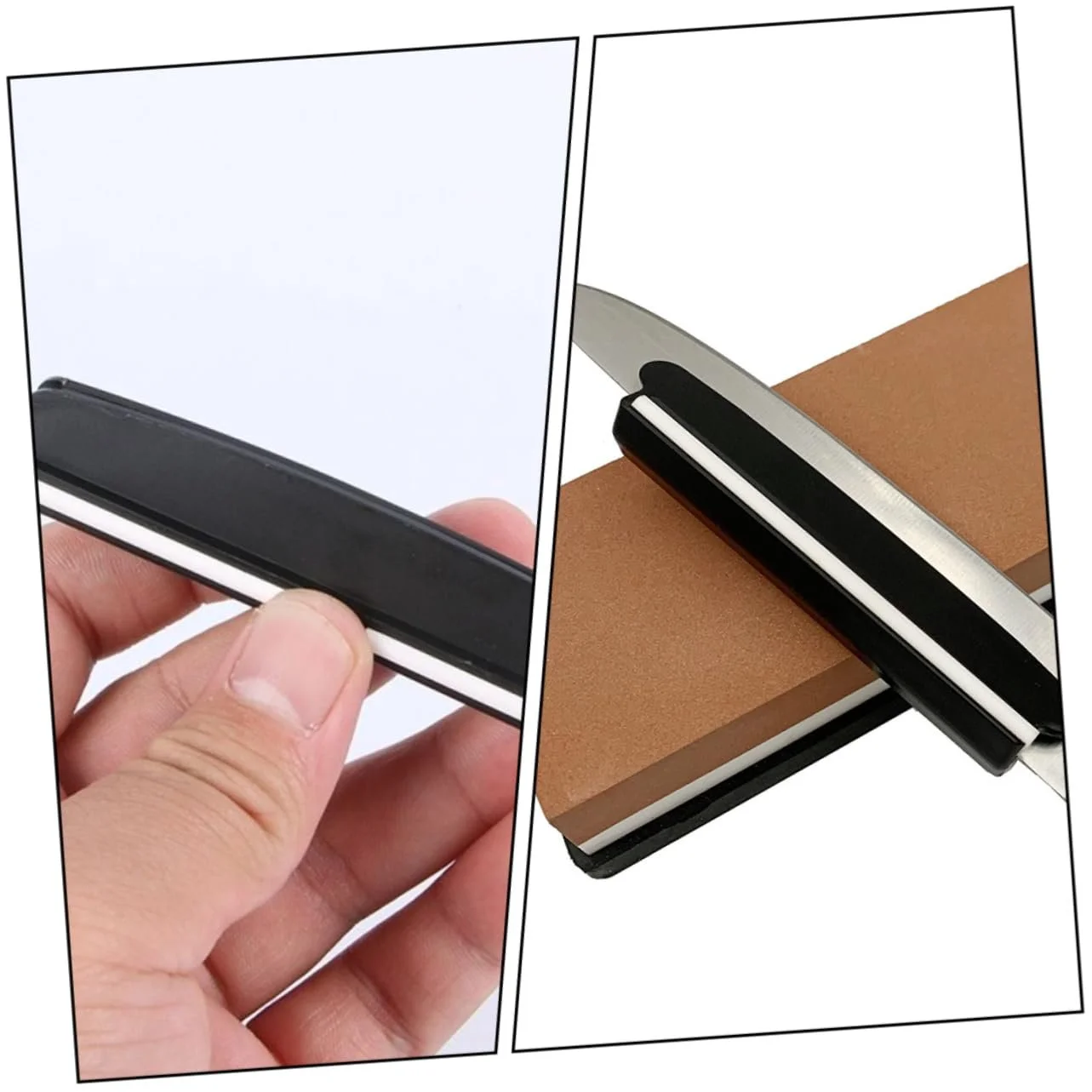 Направляющая для заточки ножей Holibanna Manual Sharpening Angle Guide Регулируемая Пластик Черный, фото №5