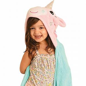 Рушник з капюшоном Zoocchini Дитячий Allie The Unicorn - Фото 1