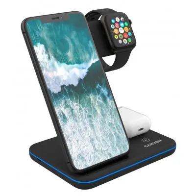Зарядное устройство Canyon WS-303 3in1 Wireless charger (CNS-WCS303W), фото №3