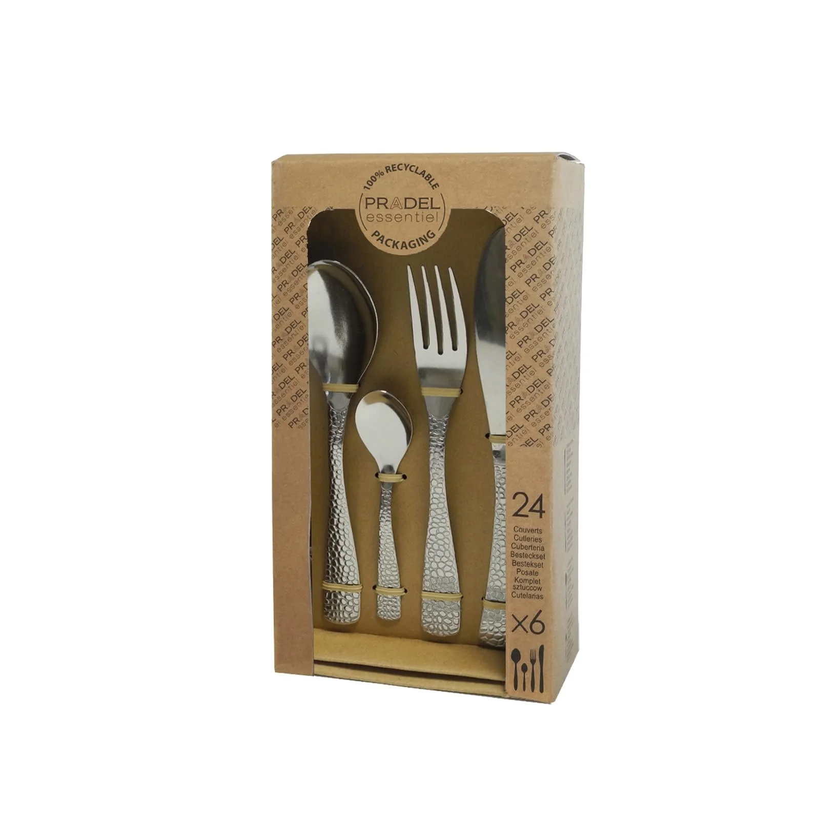 Набор столовых приборов Amefa Tam, 24 предмета, нержавеющая сталь 18/0, сталь, фото №5