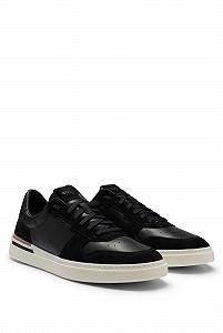 Кросівки BOSS Clint Tenn Шкіра та замша з підошвою cupsole та шнурівкою synthetic.ua - Фото 1