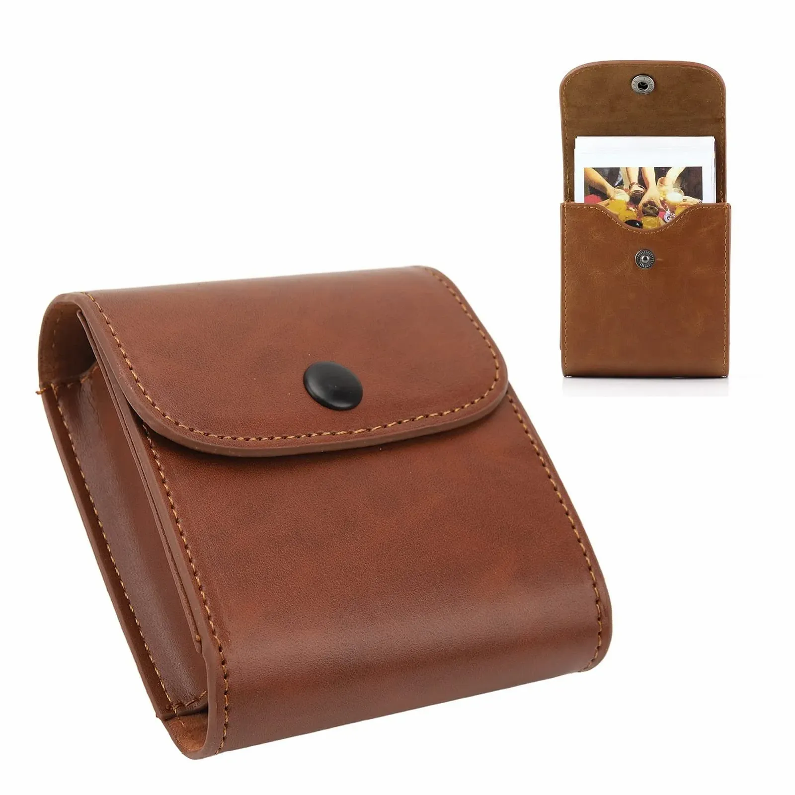 Чехол-альбом для камеры Vikye Fujifilm Instax Square SQ10 PU Leather Brown, фото №4