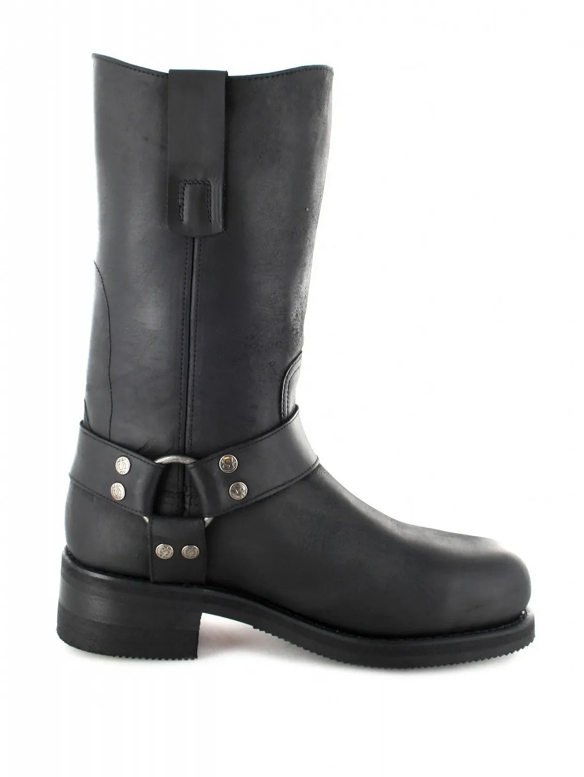 Чоловічі черевики Sendra 12397 Engineer зі сталевим носком, чорні, фото №3