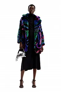 Штучна шуба Desigual Woman Woven Fake FUR - Фото 1