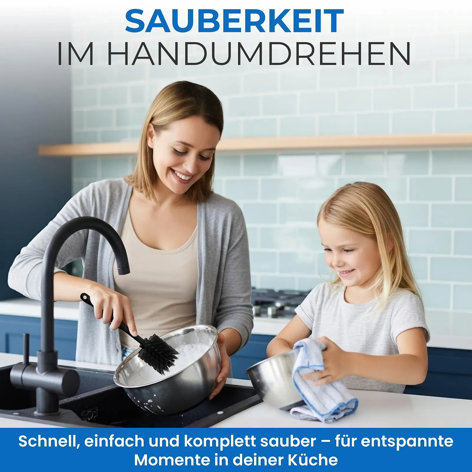 Щітка для чищення універсальна сумісна з Thermomix TM7 TM6 TM5 та Bosch набір з 3 шт, фото №4