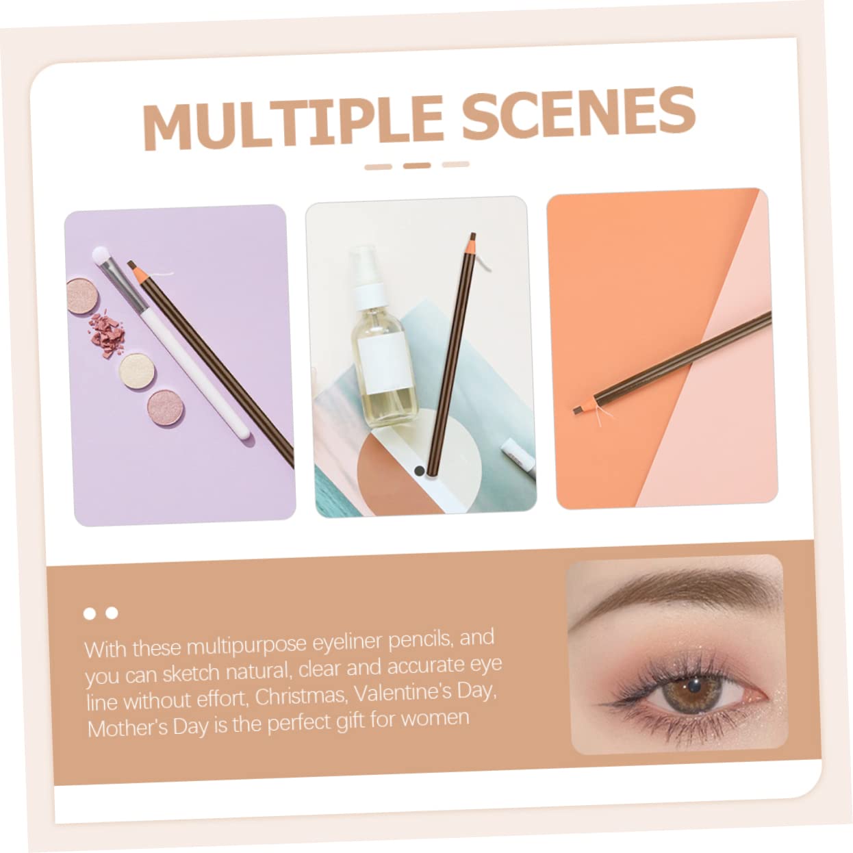 Олівець для брів MUSISALY Водостійкий, фото №7