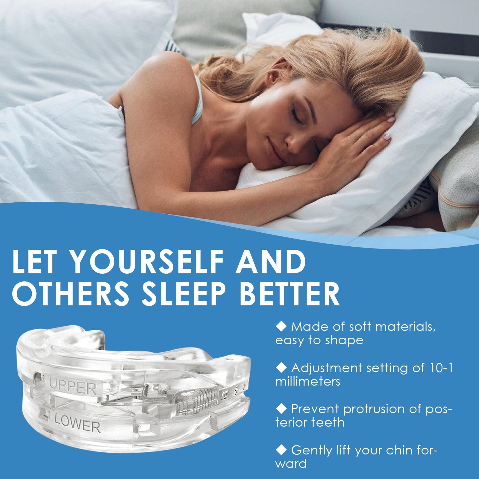 Капа від хропіння, прозора, фото №7