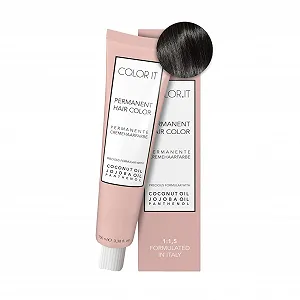 Стійка фарба для волосся COLOR.IT by BM 4.18 Середній коричневий попелястий матовий, 100 мл (1 шт в упаковці) - Фото 1