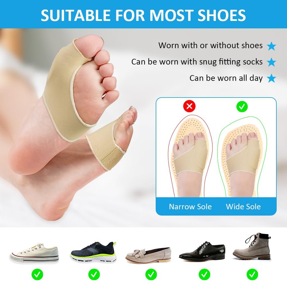 Шкарпетки для корекції великого пальця стопи ACWOO, 2 пари, великі, для полегшення болю у пальцях ніг, фото №4