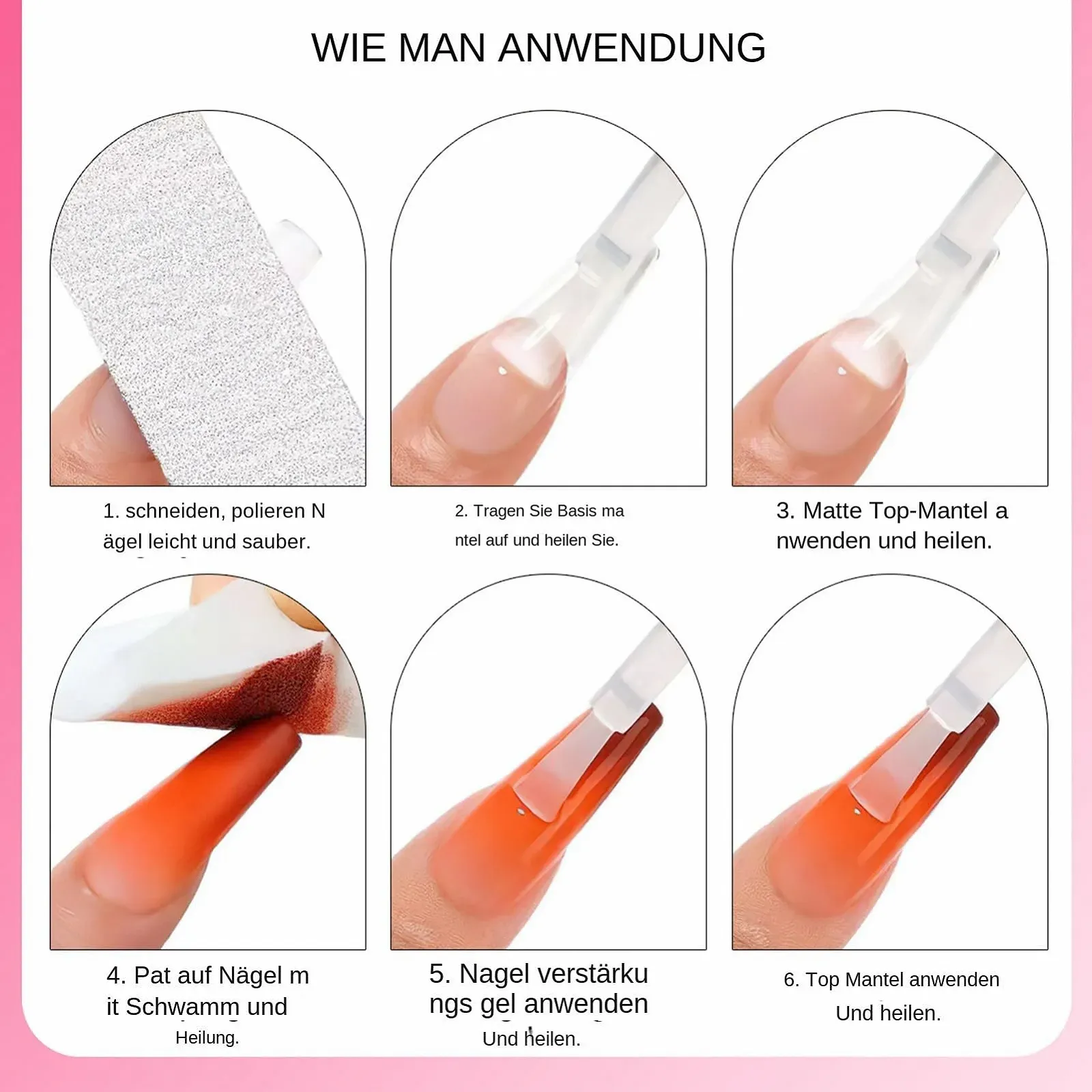 Гель Klopf для градиентного рисования, палитра из 9 цветов, аксессуары для дизайна ногтей, искусства, маникюра для женщин и девушек, фото №4 Гель Klopf для градиентного рисования, палитра из 9 цветов, аксессуары для дизайна ногтей, искусства, маникюра для женщин и девушек, фото №4