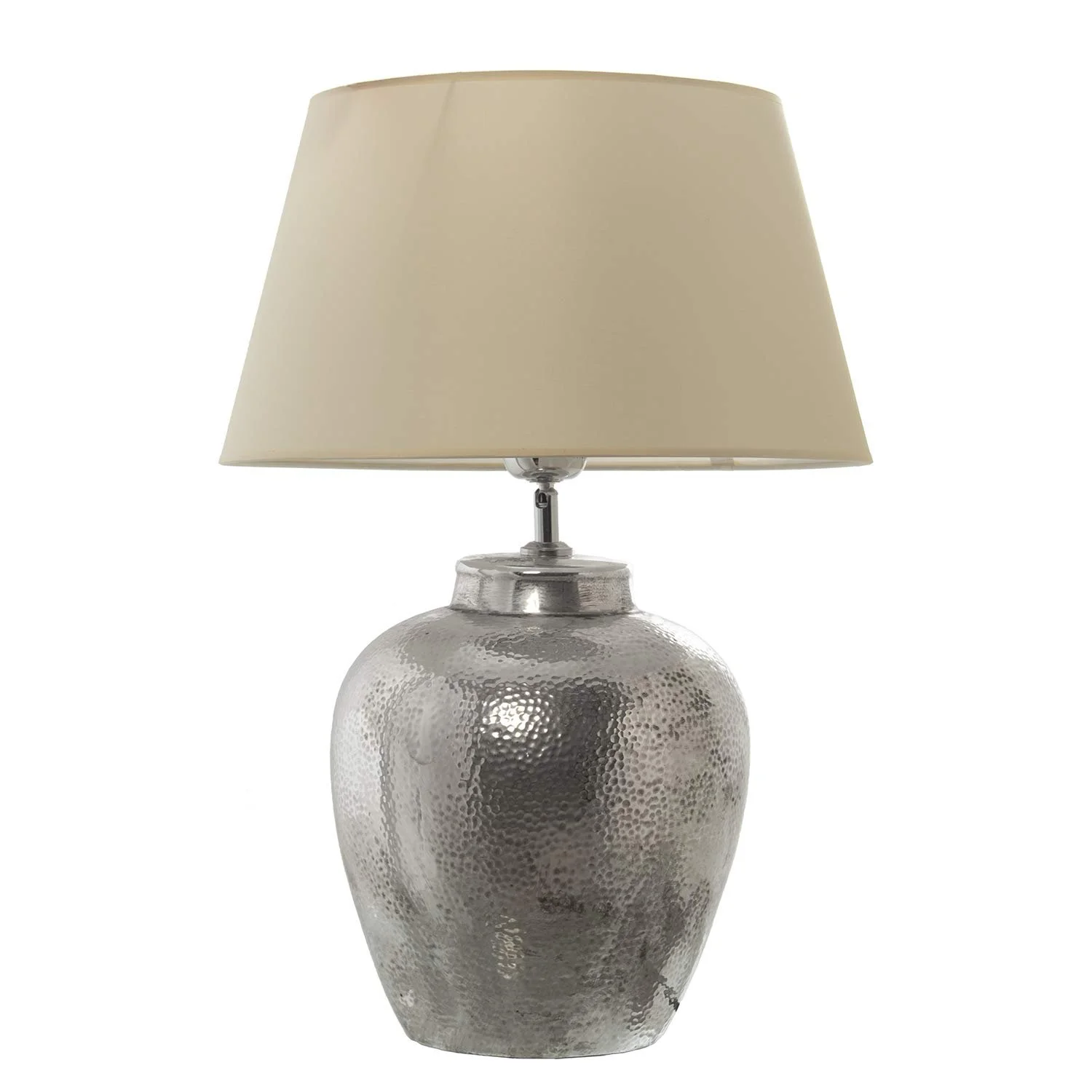Настільна лампа DRW кераміка 40 x 58 см срібляста, фото №1