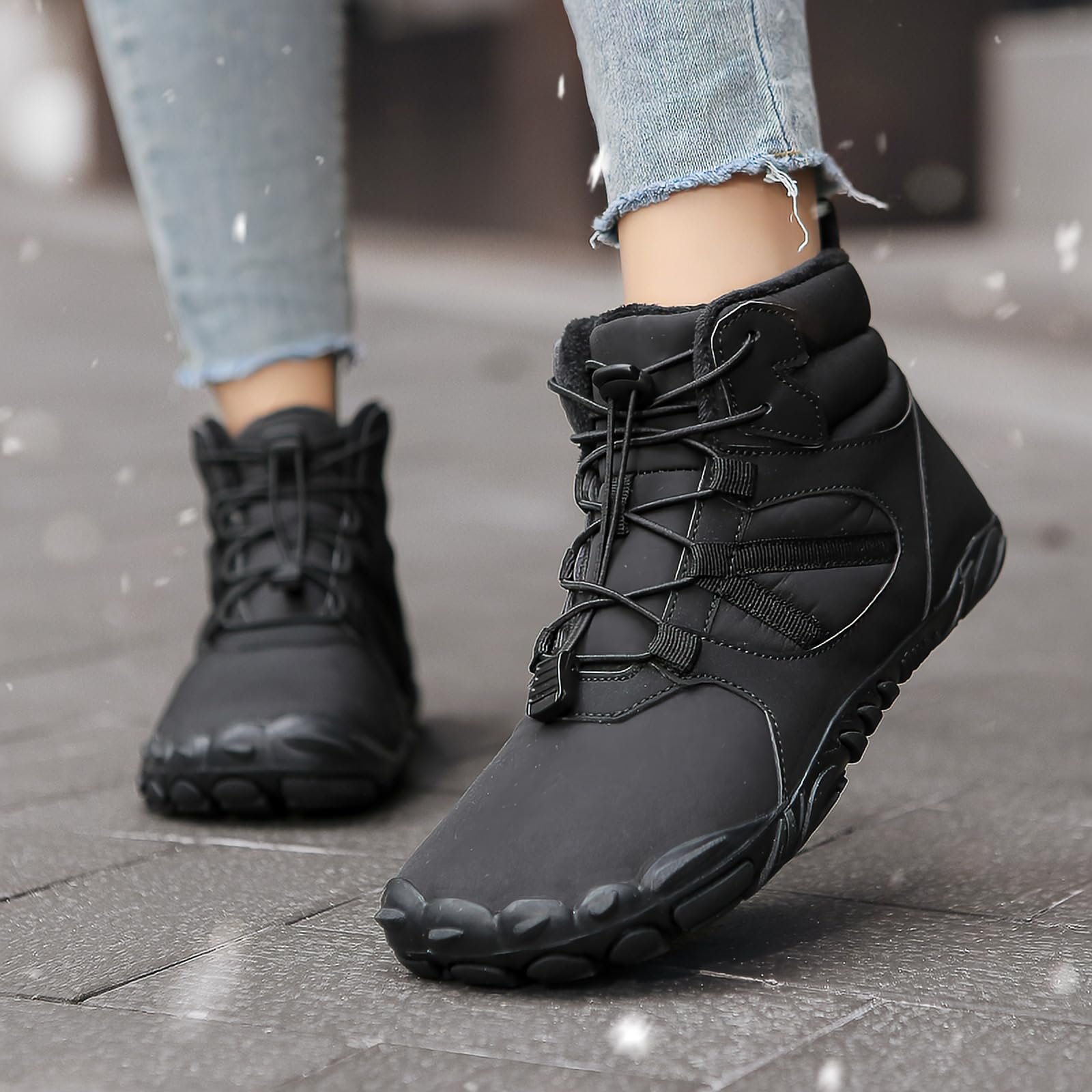 Ботинки зимние Payesrui Waterproof Unisex Легкие Нескользящие с теплой подкладкой для трейлраннинга, фото №7