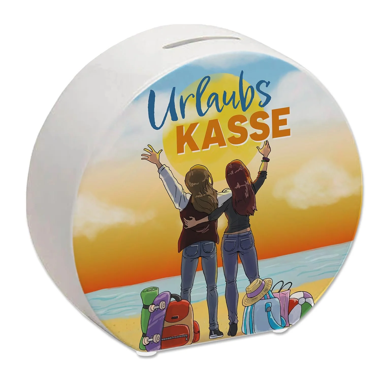 Скарбничка Holiday Fund Best Friend для подорожей керамічна, фото №1