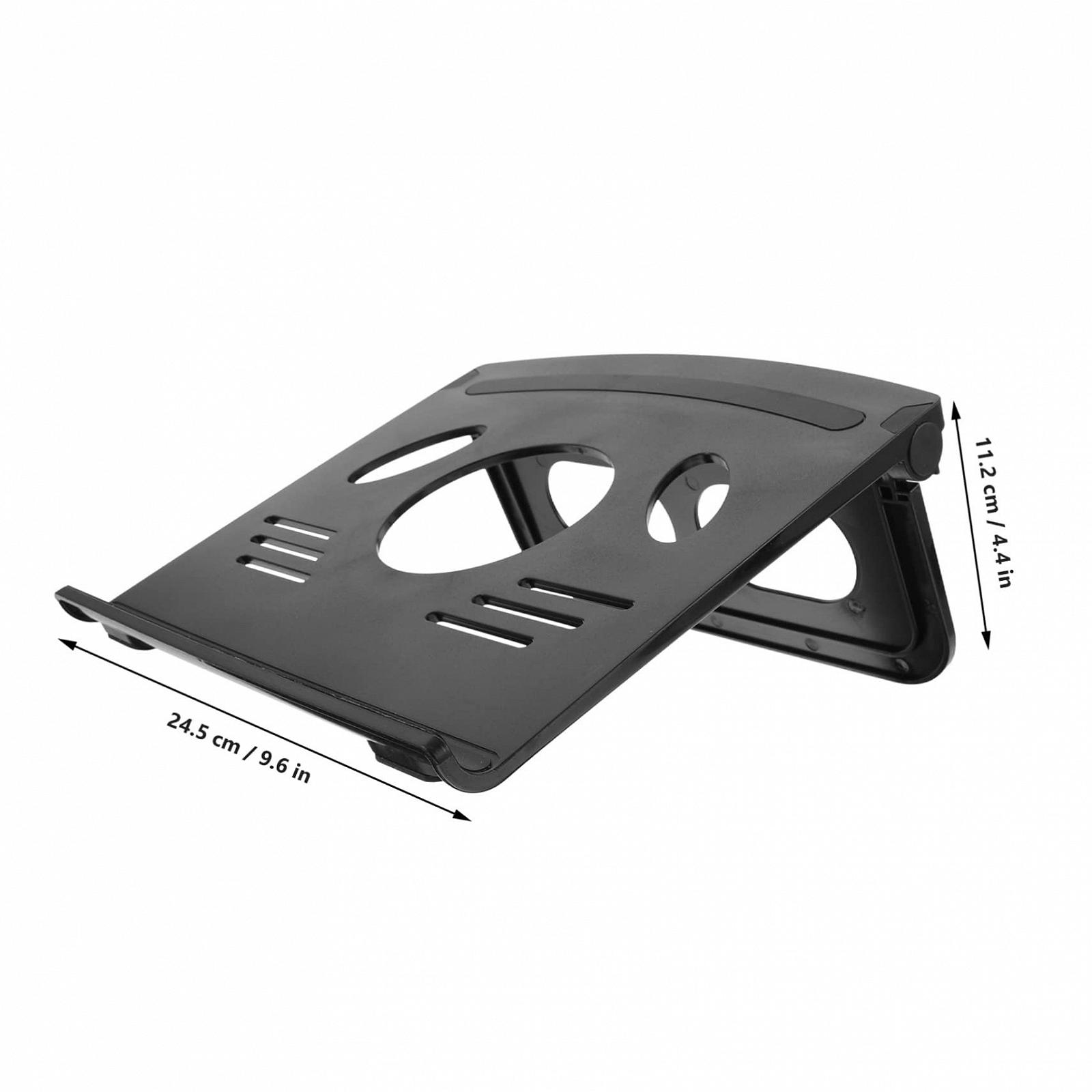 Подставка для ноутбука TEHAUX Регулируемая охлаждающая подставка для компьютера и планшета Портативный держатель для ноутбука с нескользящими накладками для лучшей эргономики, фото №6