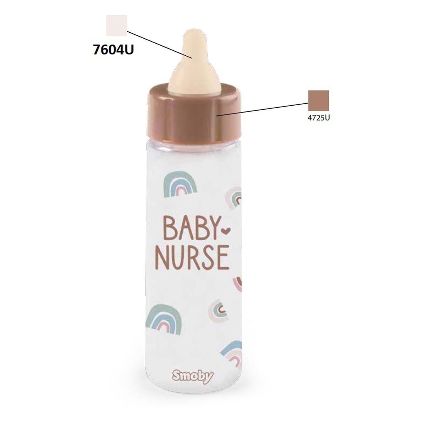 Пляшка для ляльок Smoby Baby Nurse Magic Milk Bottle Рожева, Фіолетова, фото №2